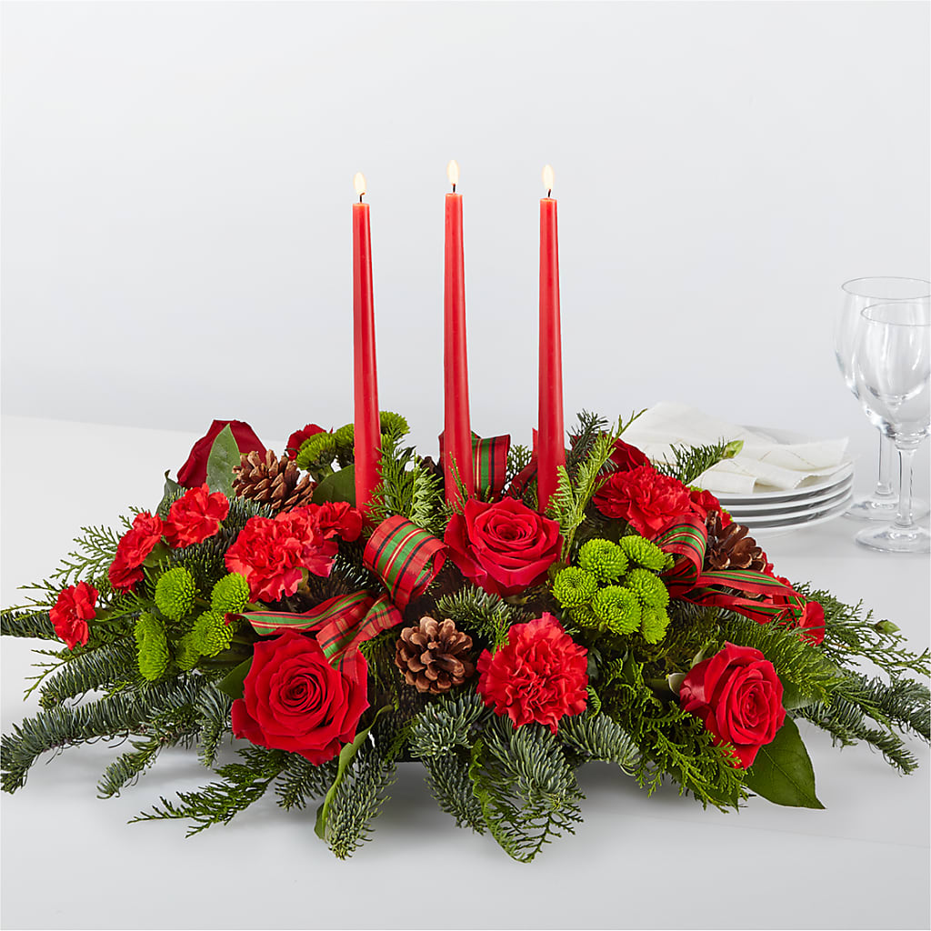 By the Candlelight Centerpiece – Gunnels Florist Inc, Cookeville TN