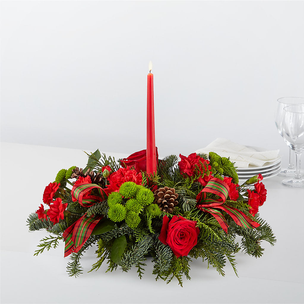 By the Candlelight Centerpiece – Gunnels Florist Inc, Cookeville TN