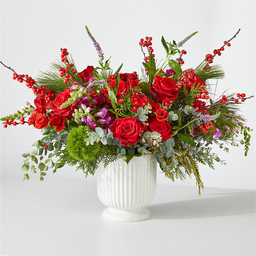 Big Red Bow Bouquet – Gunnels Florist Inc, Cookeville TN