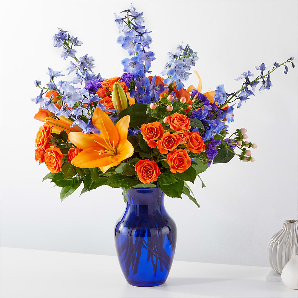 Radiant Citrus Bouquet – Gunnels Florist Inc, Cookeville TN