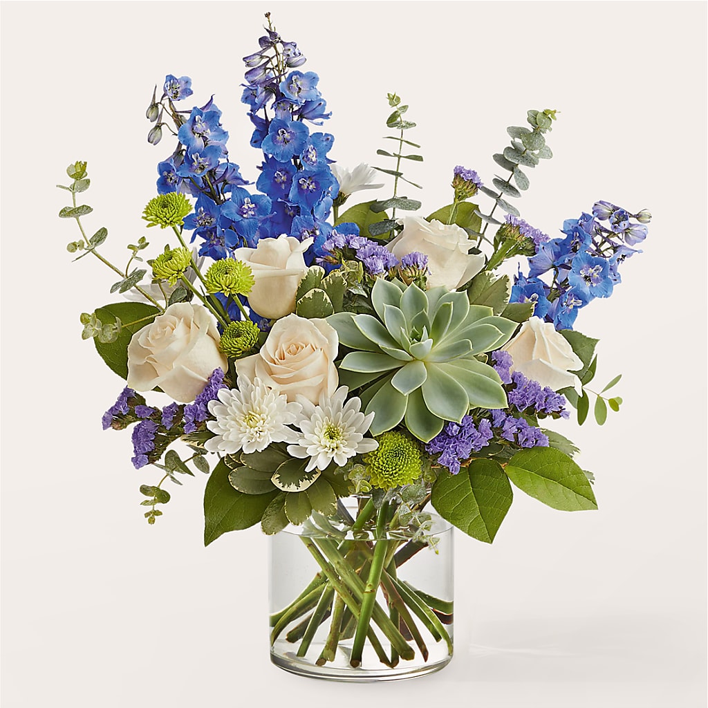 Cerulean Waves Bouquet – Gunnels Florist Inc, Cookeville TN