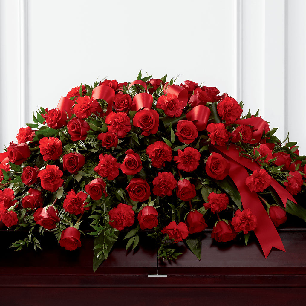 Tribute of Life Casket Spray – Gunnels Florist Inc, Cookeville TN