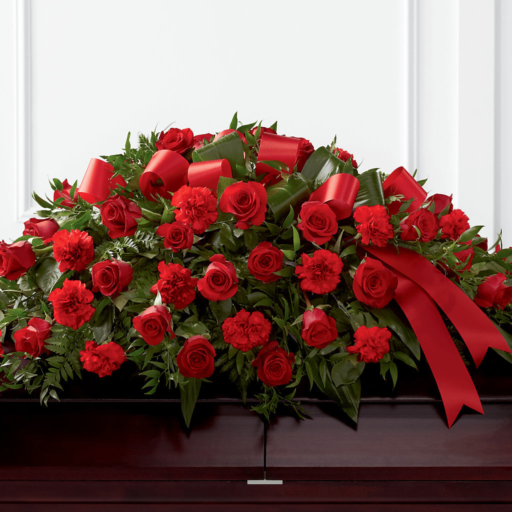 Tribute of Life Casket Spray – Gunnels Florist Inc, Cookeville TN