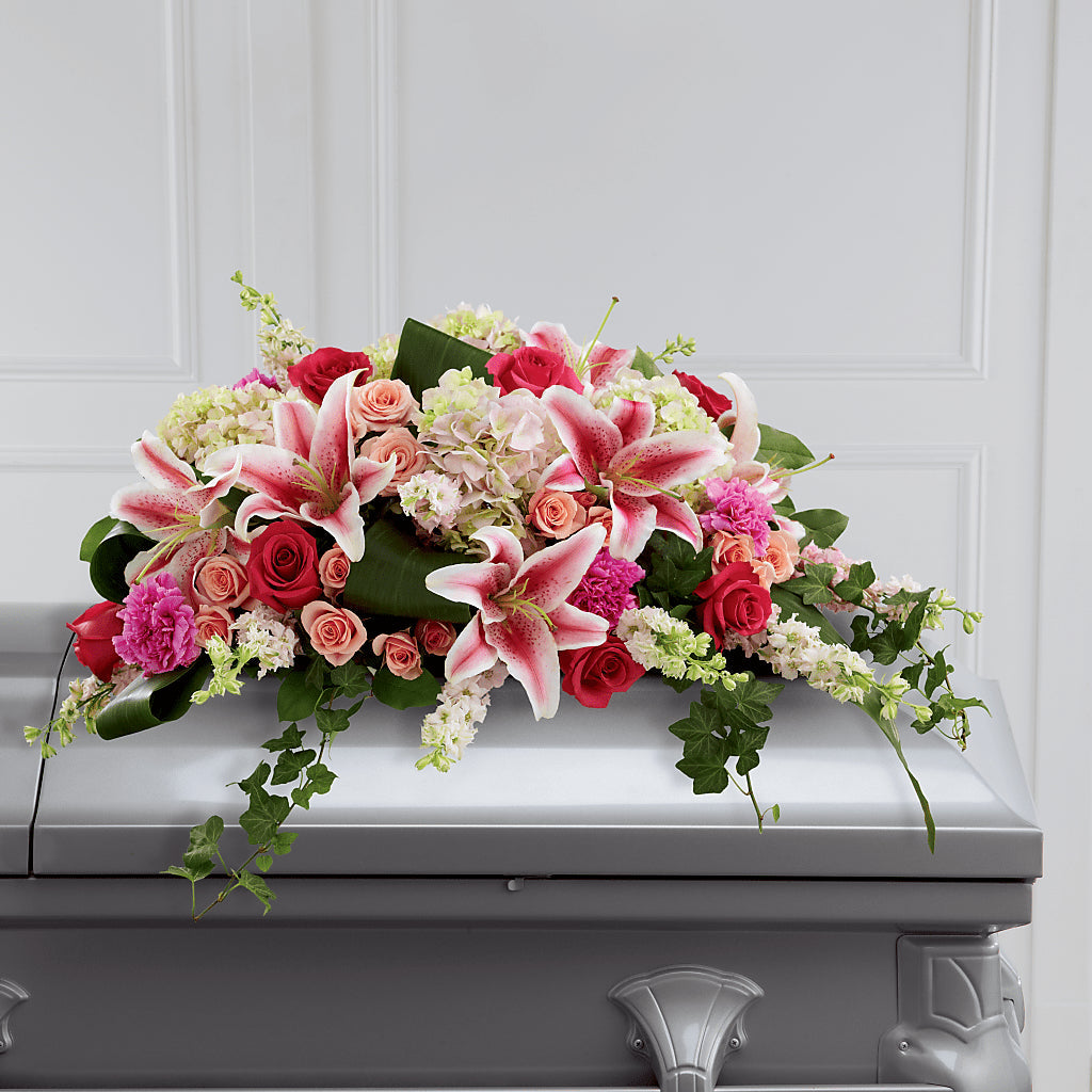 Splendid Grace Casket Spray – Gunnels Florist Inc, Cookeville TN