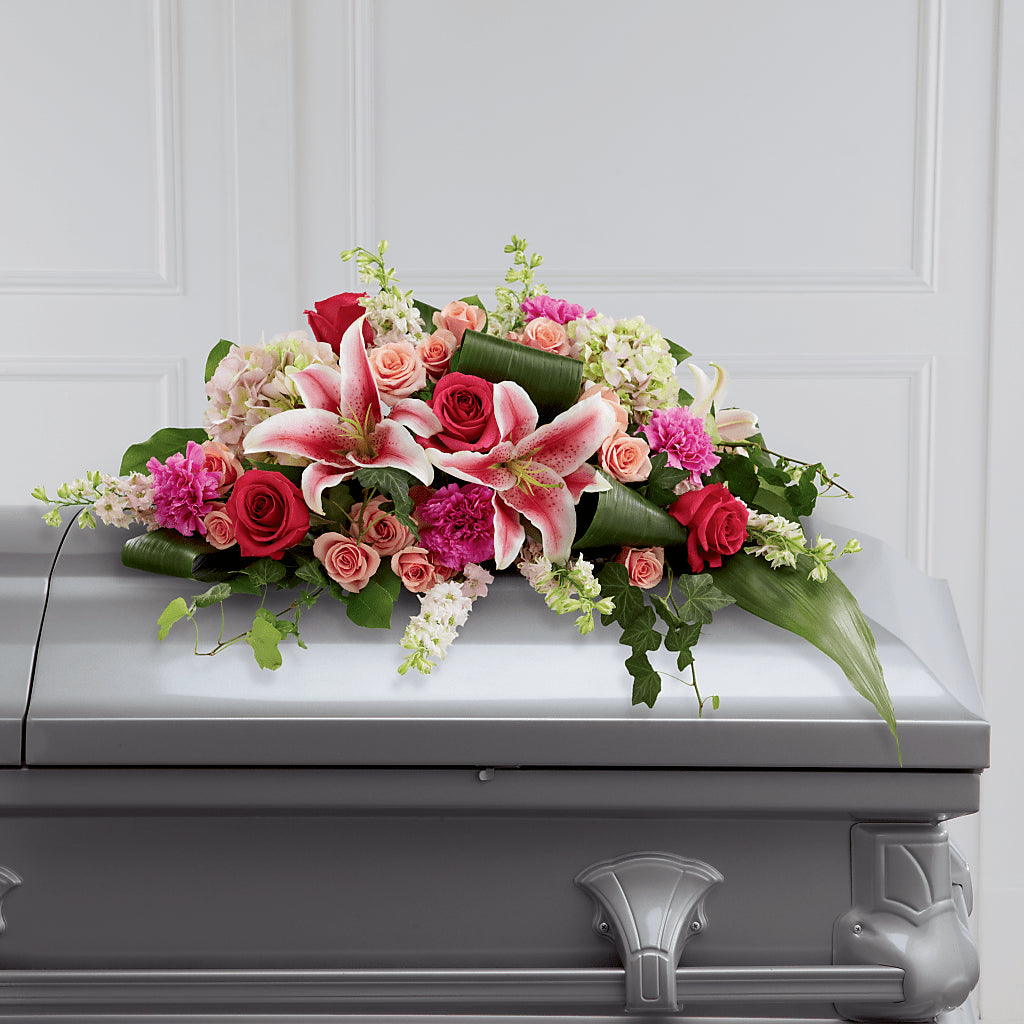 Splendid Grace Casket Spray – Gunnels Florist Inc, Cookeville TN