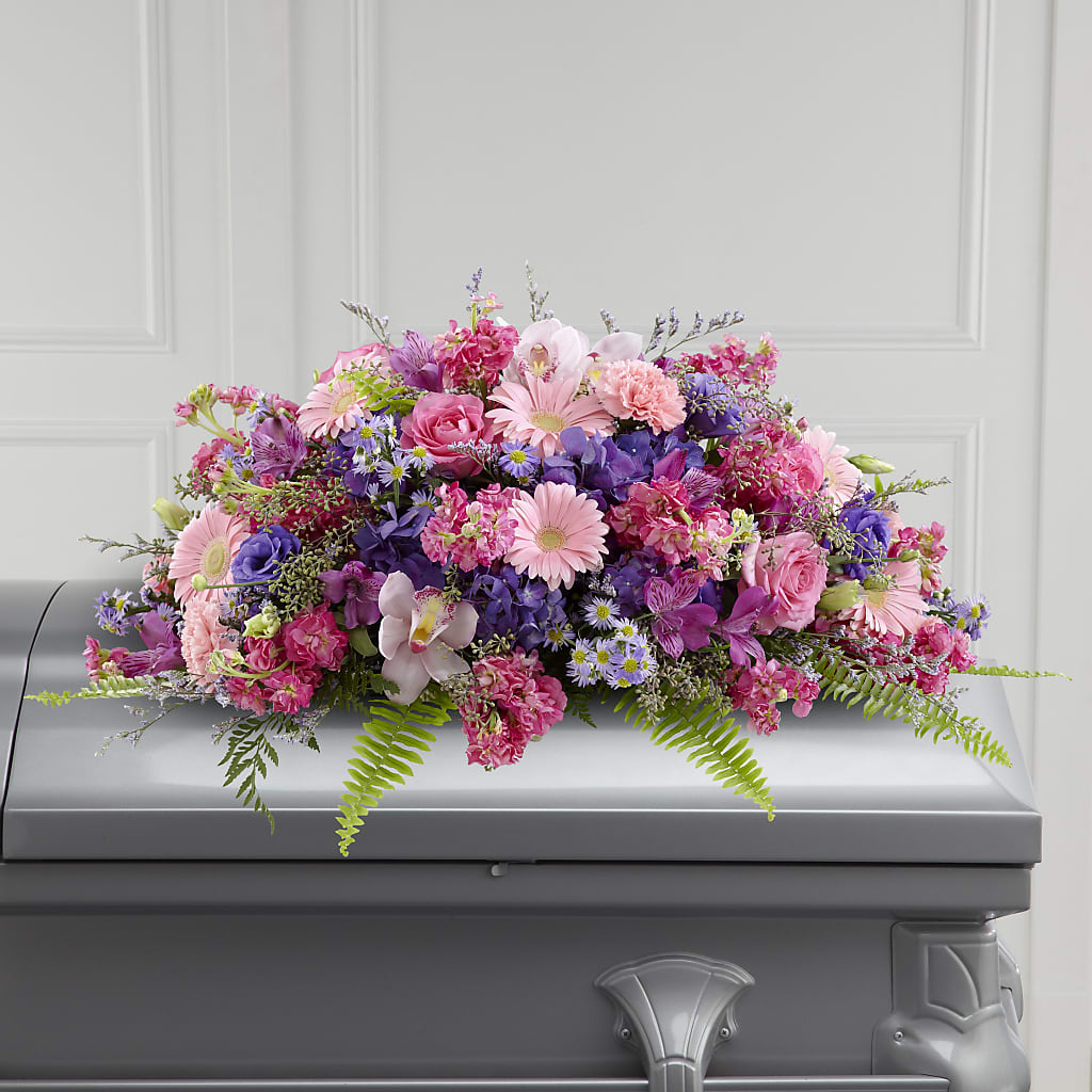 Glorious Garden Casket Spray – Gunnels Florist Inc, Cookeville TN