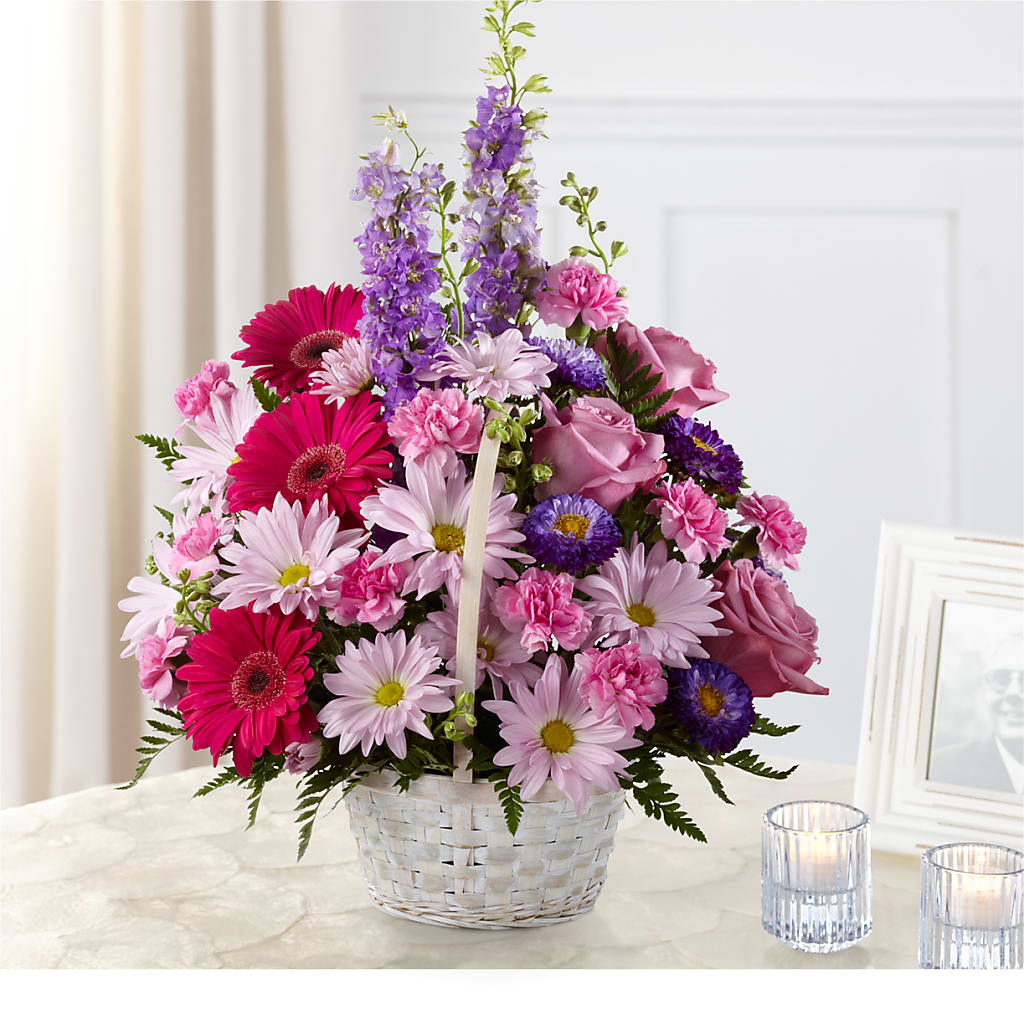Pastel Peace Basket – Gunnels Florist Inc, Cookeville TN