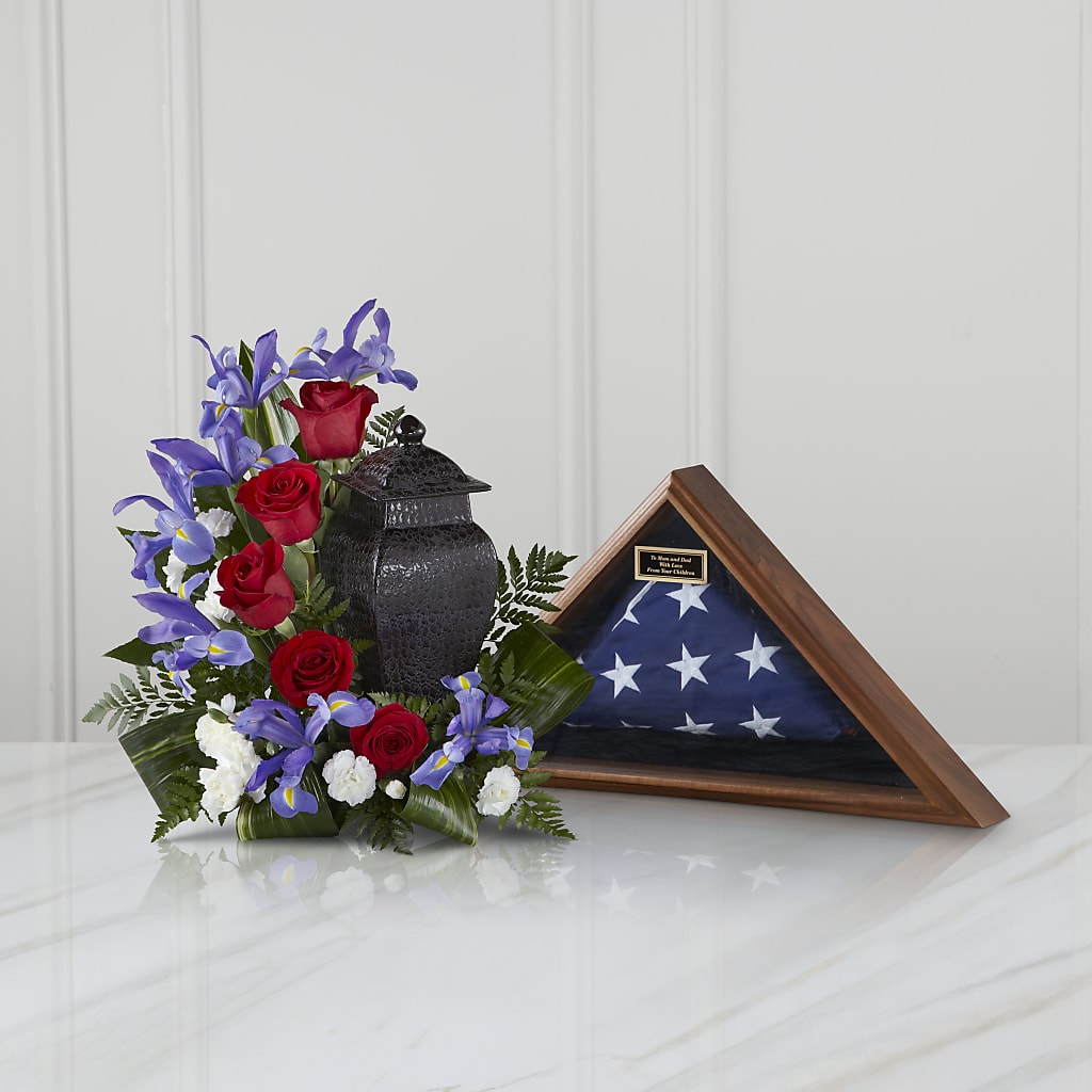 Patriotic Tribute Arrangement – Gunnels Florist Inc, Cookeville TN