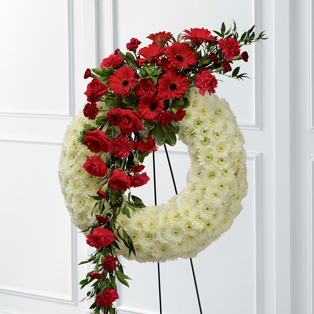 Graceful Tribute Wreath – Gunnels Florist Inc, Cookeville TN