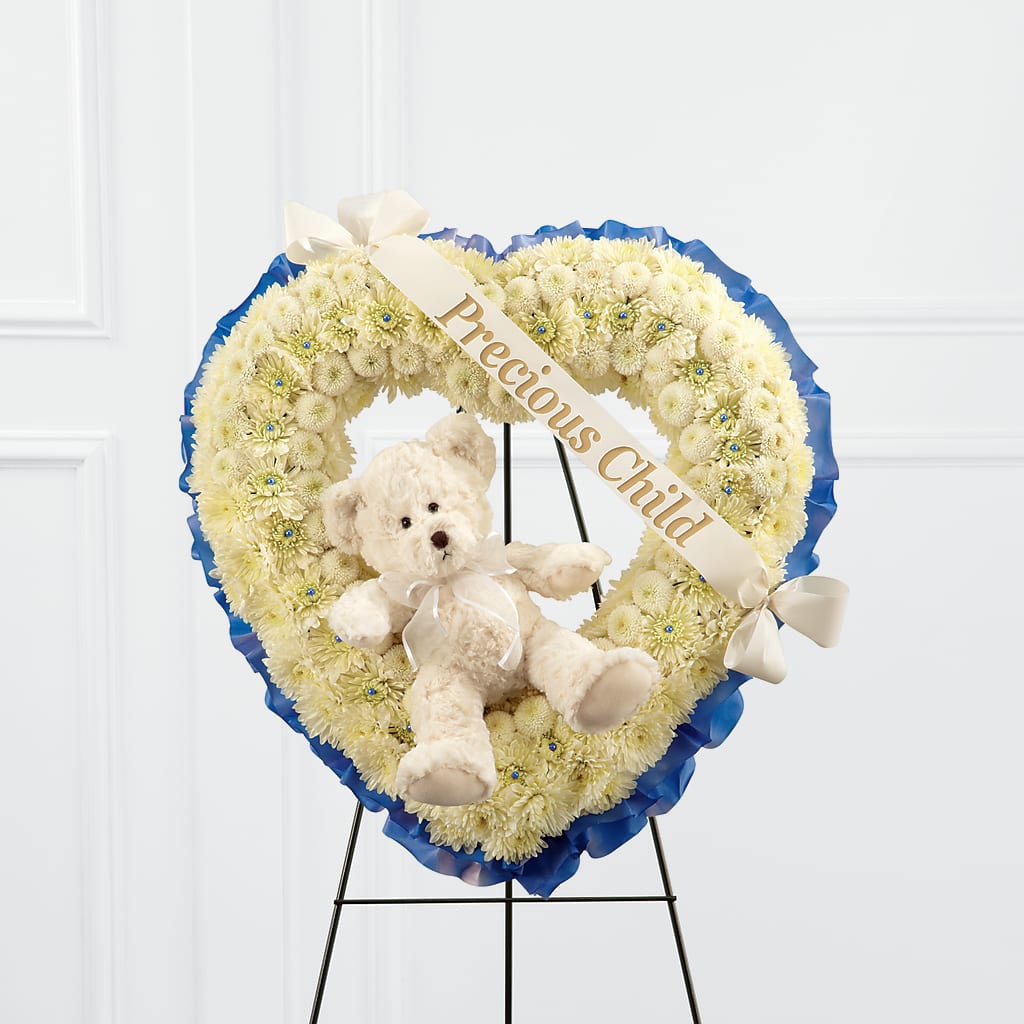 Precious Child Standing Heart – Gunnels Florist Inc, Cookeville TN