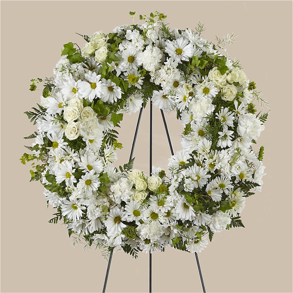 Faithful Wishes Wreath – Gunnels Florist Inc, Cookeville TN