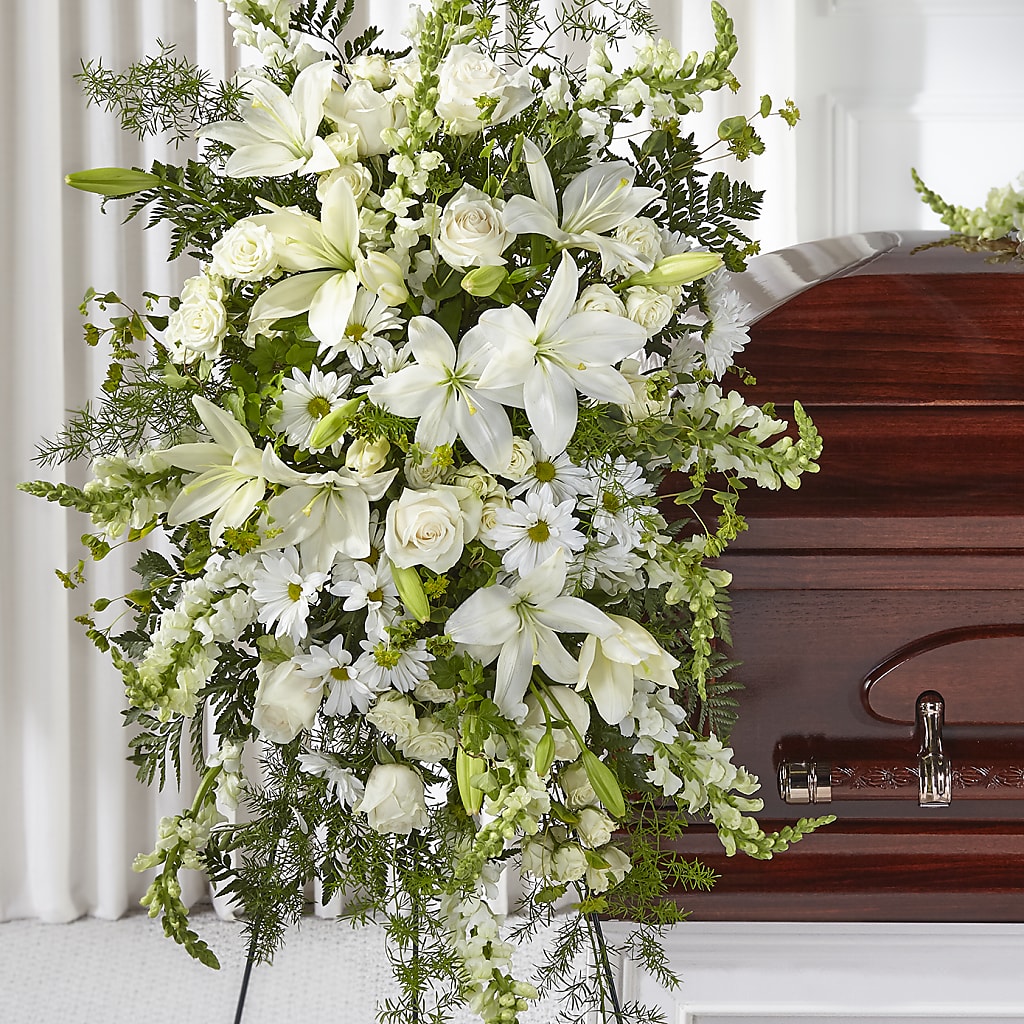Loving Thoughts Standing Spray – Gunnels Florist Inc, Cookeville TN