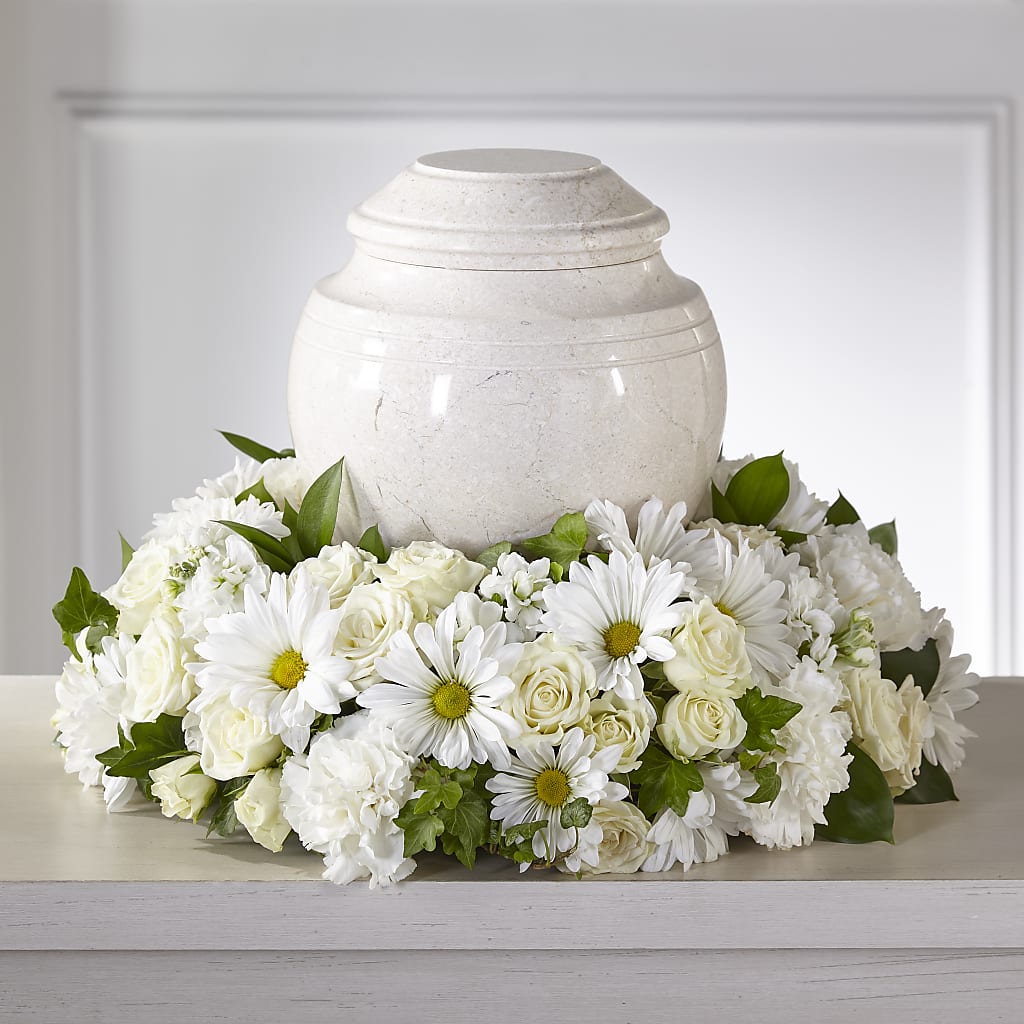 Ivory Gardens Cremation Adornment – Gunnels Florist Inc, Cookeville TN