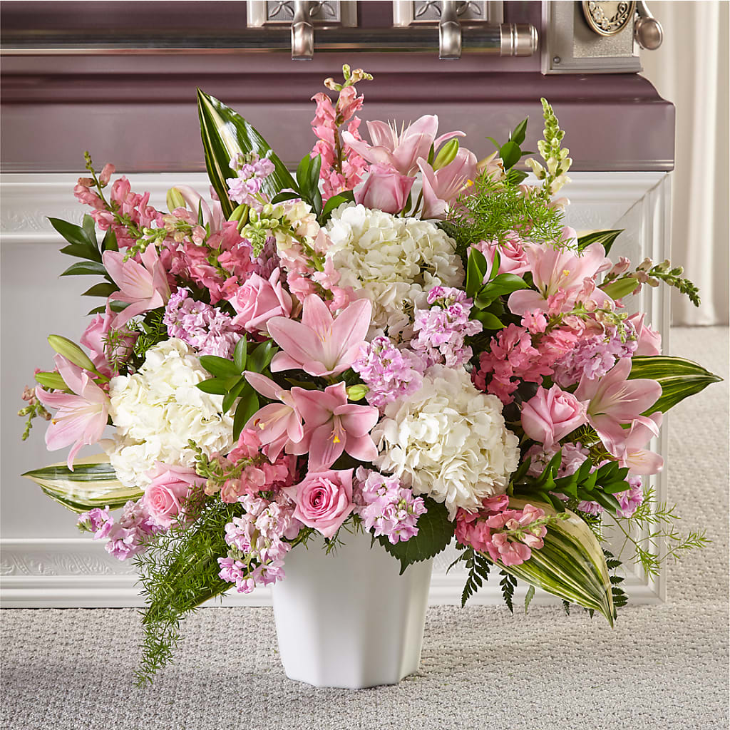 Simply Serene Floor Basket – Gunnels Florist Inc, Cookeville TN