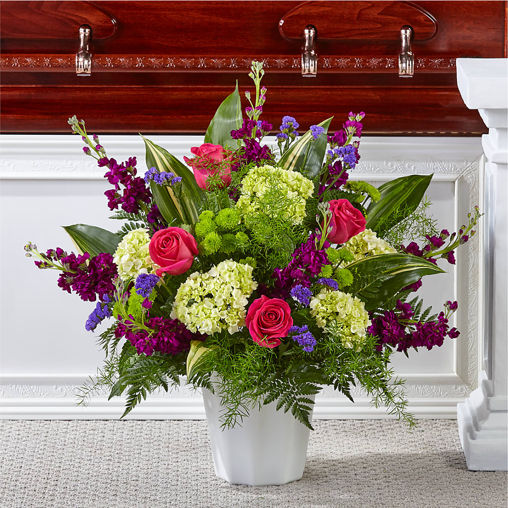 Beautiful Horizons Floor Basket – Gunnels Florist Inc, Cookeville TN