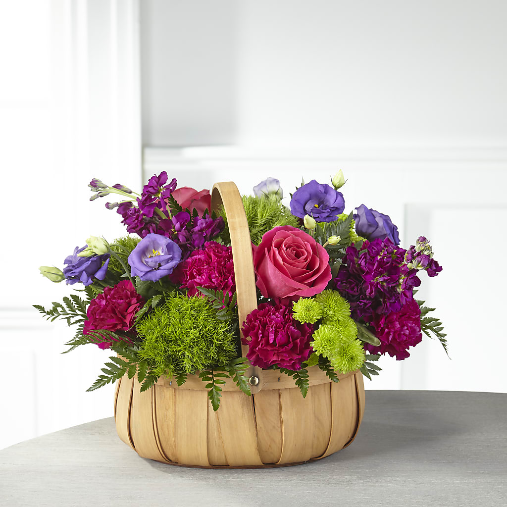Serene Sanctuary Basket – Gunnels Florist Inc, Cookeville TN