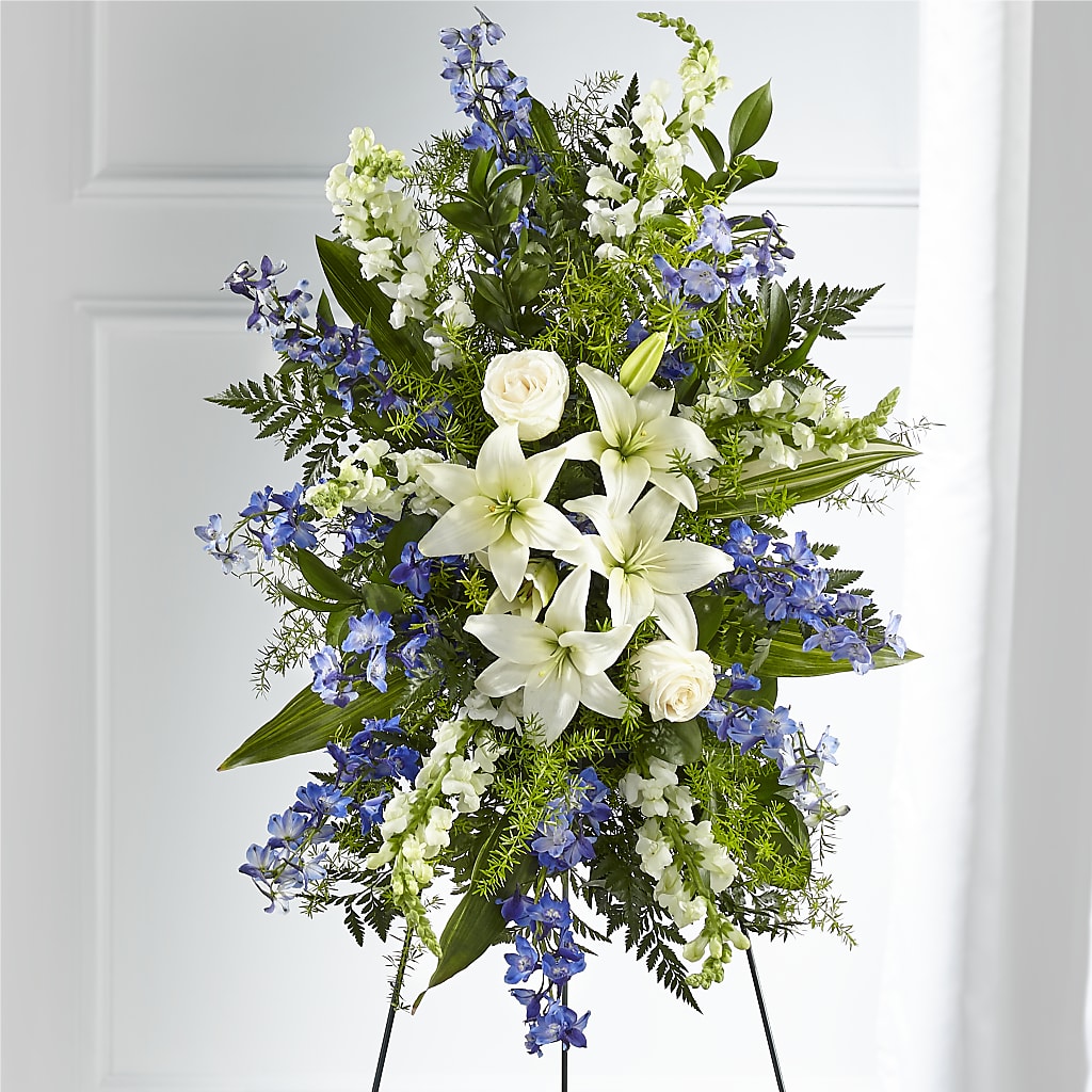 Faithful Friend Standing Spray – Gunnels Florist Inc, Cookeville TN