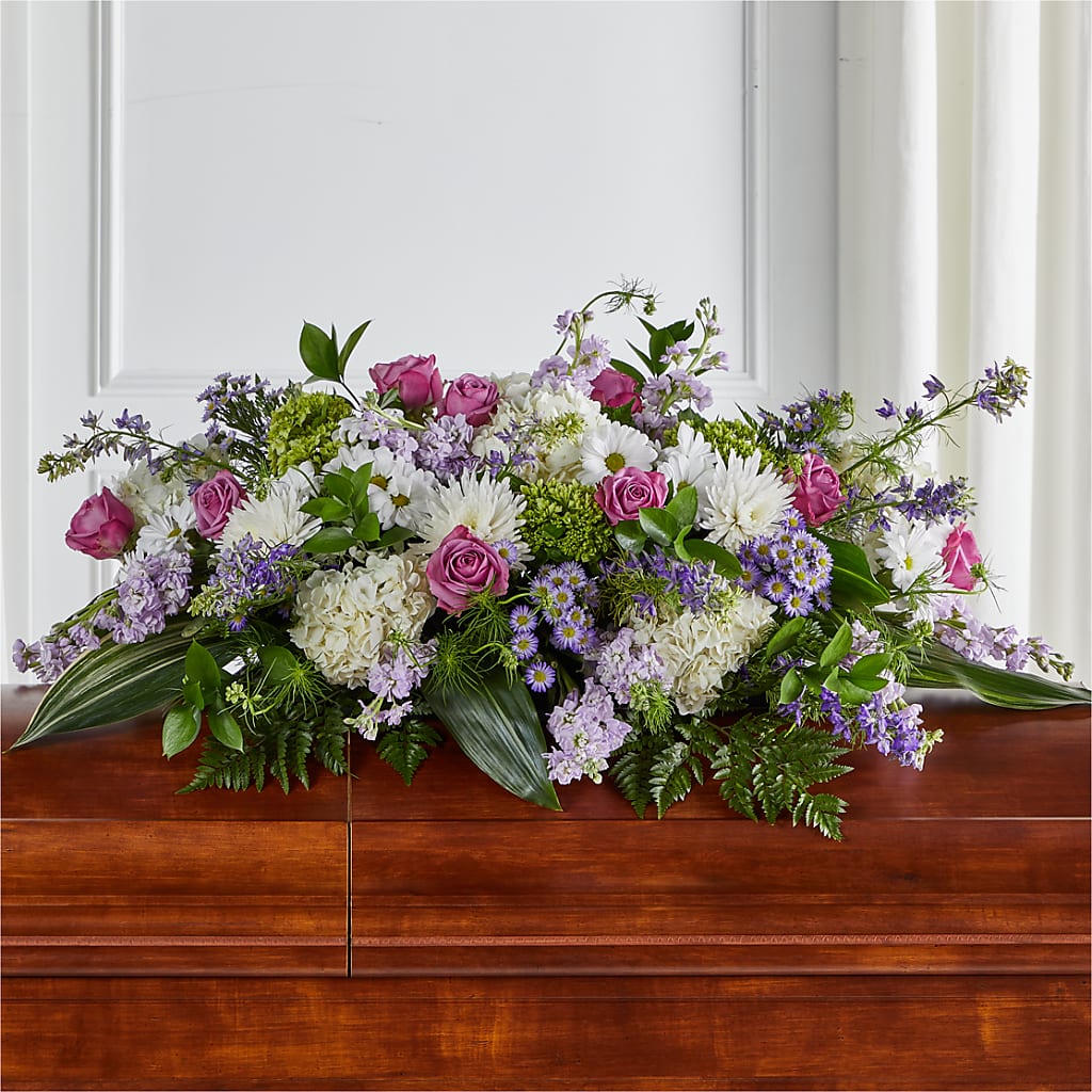 Meadows of Serenity Casket Spray – Gunnels Florist Inc, Cookeville TN
