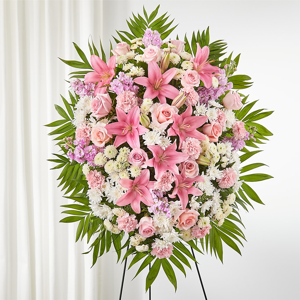 Offering Solace Standing Spray – Gunnels Florist Inc, Cookeville TN