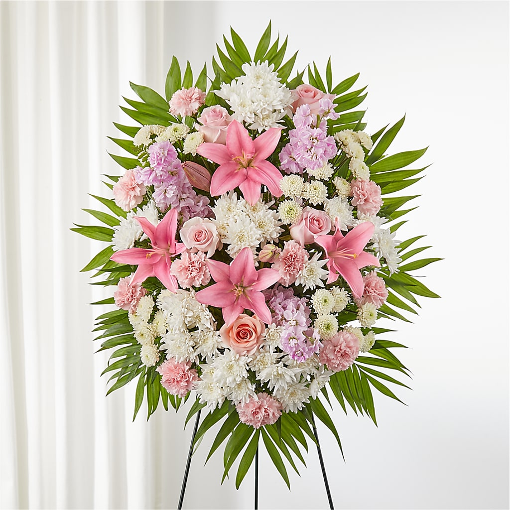 Offering Solace Standing Spray – Gunnels Florist Inc, Cookeville TN
