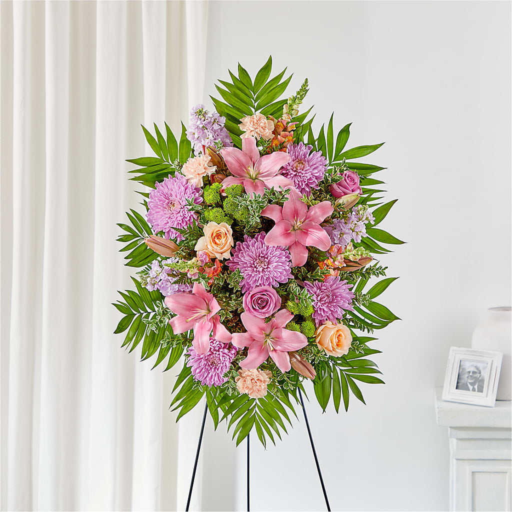 Love & Light Standing Spray – Gunnels Florist Inc, Cookeville TN