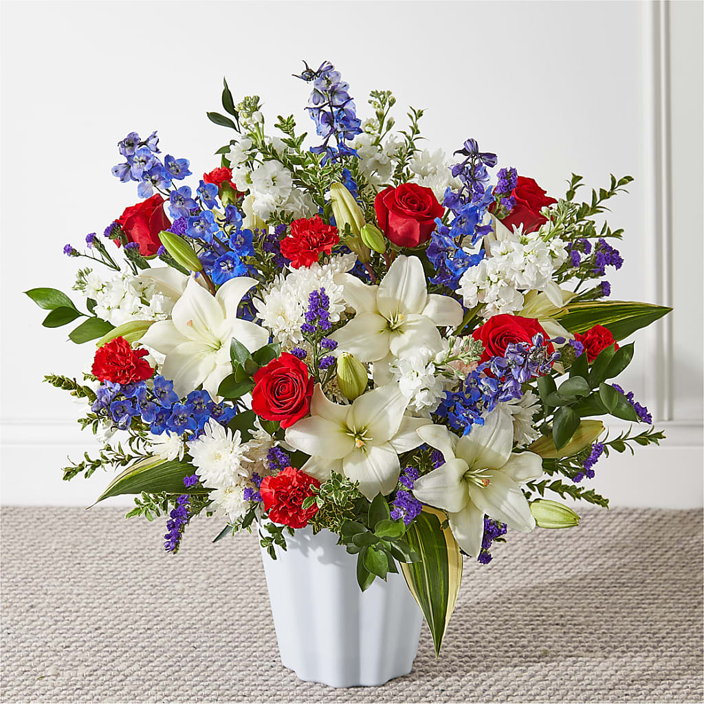 Consoled Floor Basket – Gunnels Florist Inc, Cookeville TN
