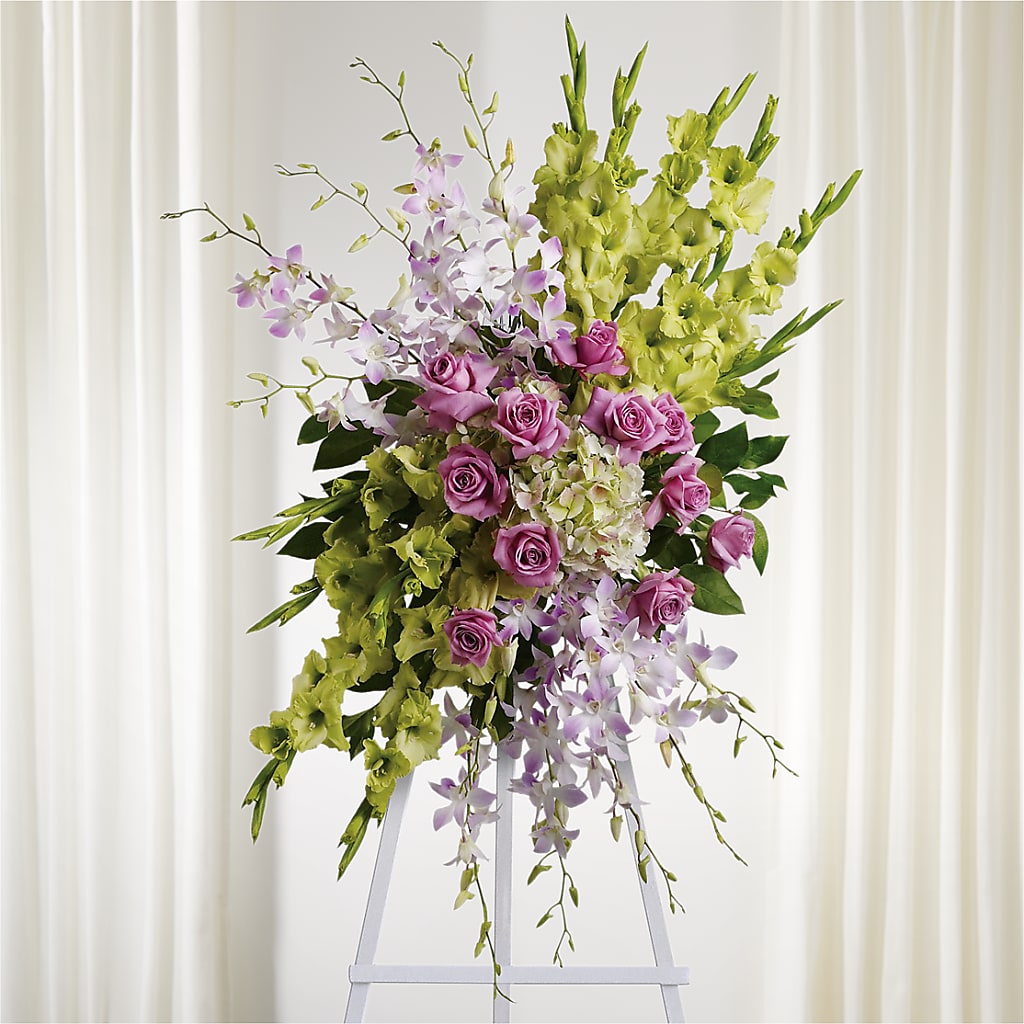 Lasting Legacy Standing Spray – Gunnels Florist Inc, Cookeville TN