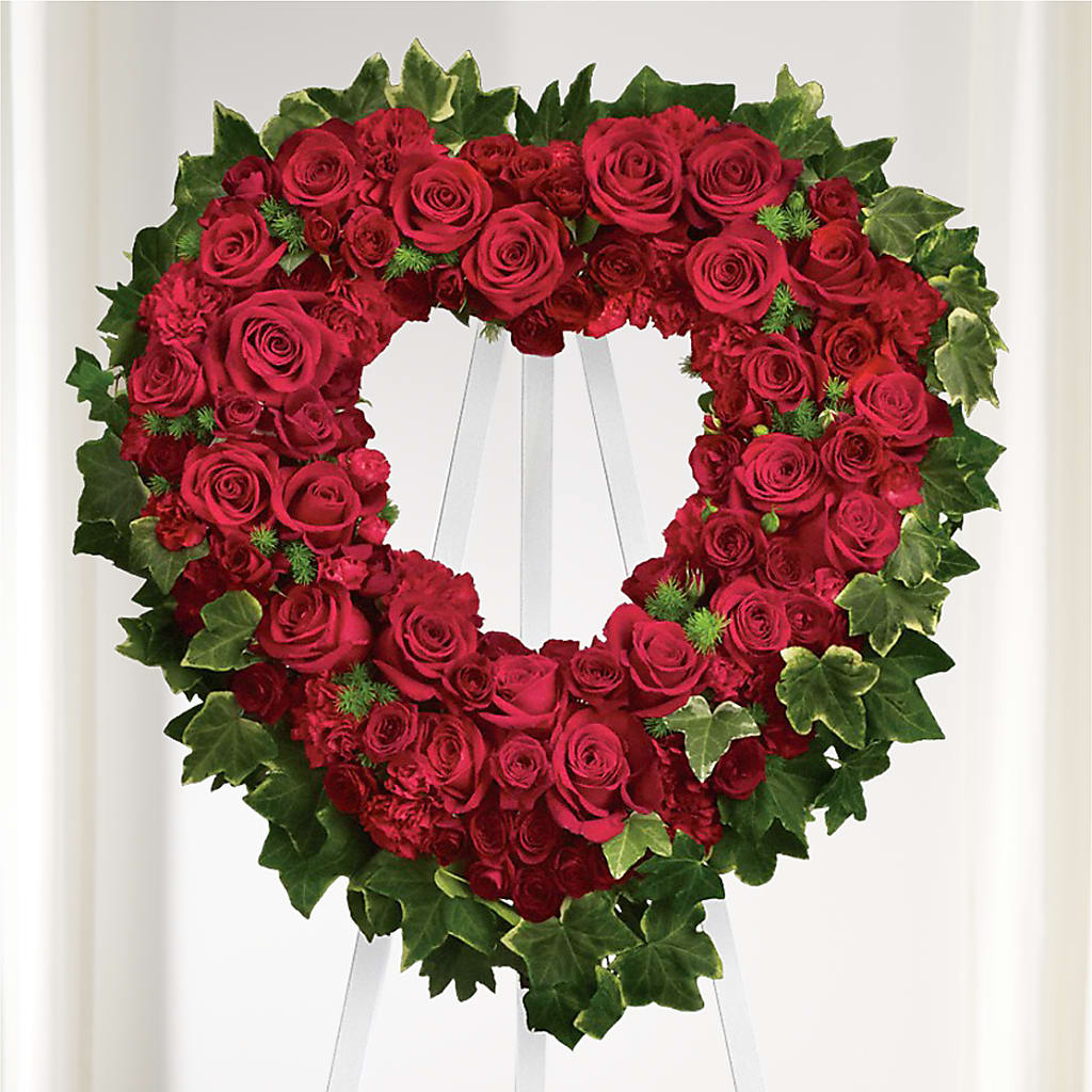 Wholehearted Standing Spray – Gunnels Florist Inc, Cookeville TN