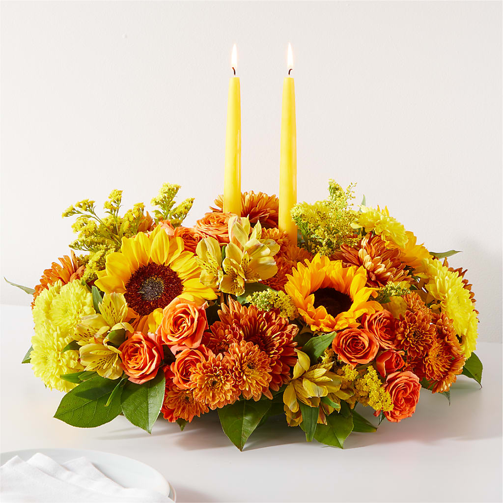 Autumn Harmony Centerpiece – Gunnels Florist Inc, Cookeville TN