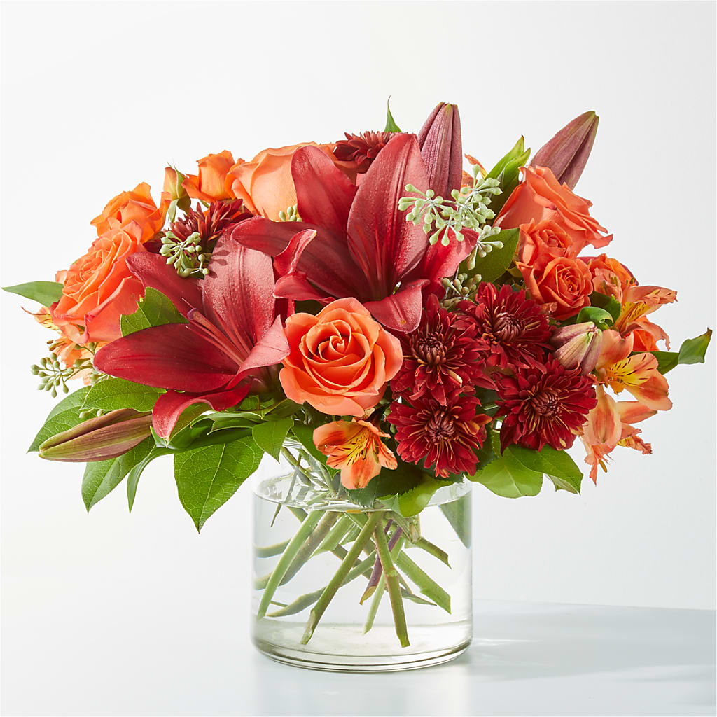 Crimson Leaves Bouquet – Gunnels Florist Inc, Cookeville TN