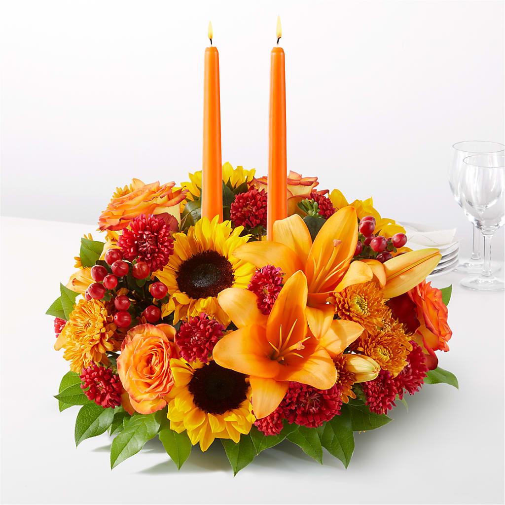 Grateful Centerpiece – Gunnels Florist Inc, Cookeville TN
