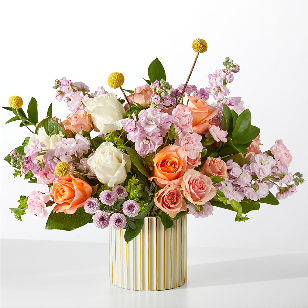 French Market Bouquet with Ivory Vase – Gunnels Florist Inc, Cookeville TN