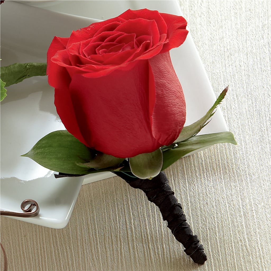 Red Rose Boutonniere – Gunnels Florist Inc, Cookeville TN