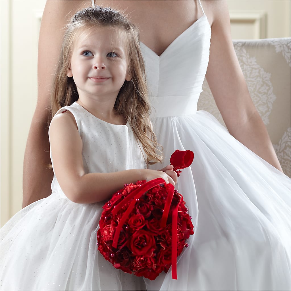 Pure at Heart Flower Girl Arrangement – Gunnels Florist Inc, Cookeville TN
