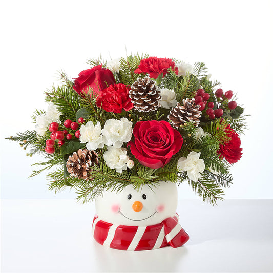 Jolly Snowman Bouquet –  Gunnels Florist Inc, Cookeville TN