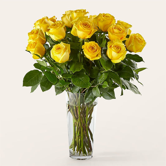 Long Stem Yellow Rose Bouquet –  Gunnels Florist Inc, Cookeville TN