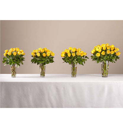 Long Stem Yellow Rose Bouquet –  Gunnels Florist Inc, Cookeville TN