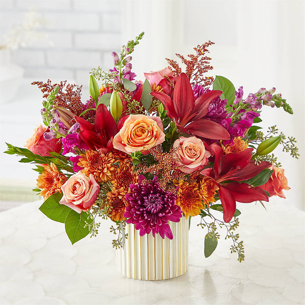 Burgundy Landscape Bouquet –  Gunnels Florist Inc, Cookeville TN