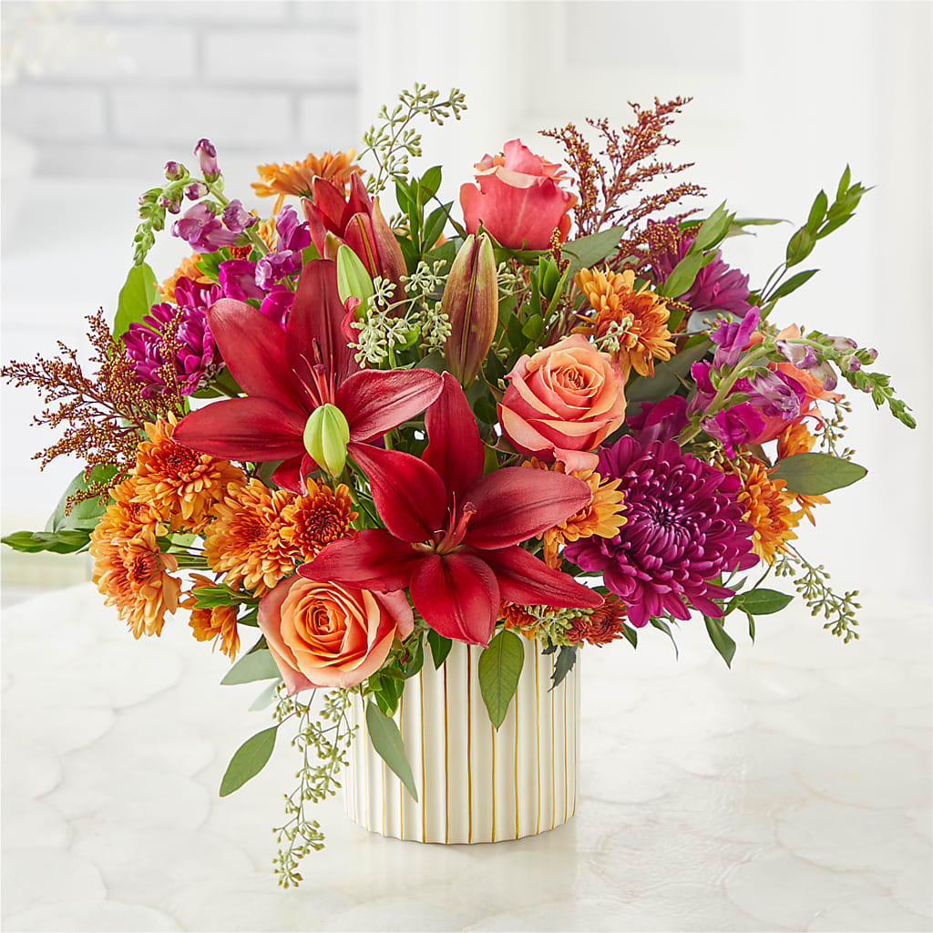 Burgundy Landscape Bouquet –  Gunnels Florist Inc, Cookeville TN