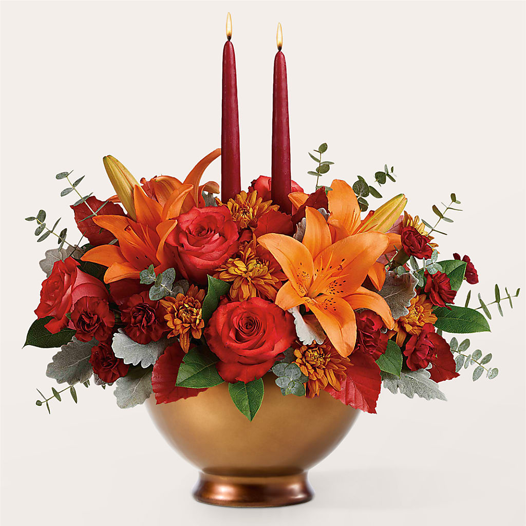 Fruits of Fall Centerpiece –  Gunnels Florist Inc, Cookeville TN