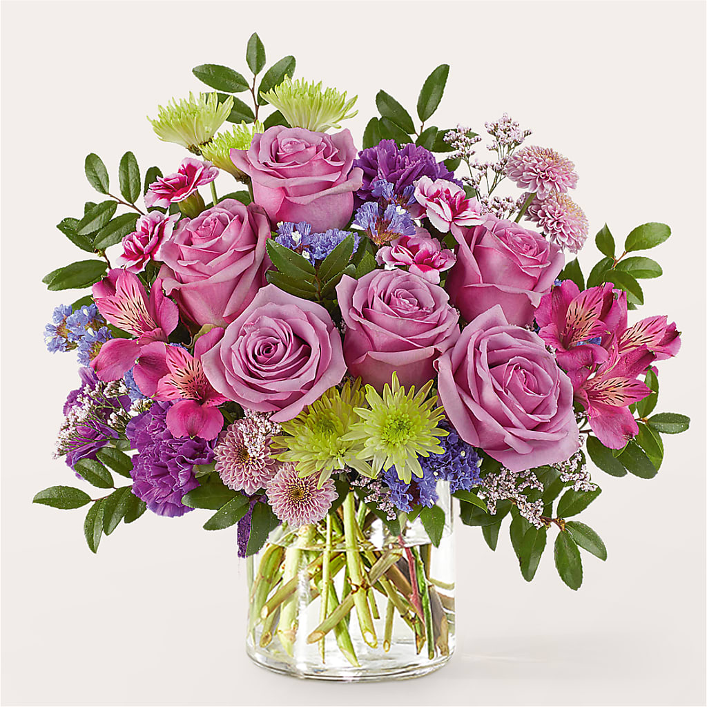 Glass Half Full Bouquet –  Gunnels Florist Inc, Cookeville TN