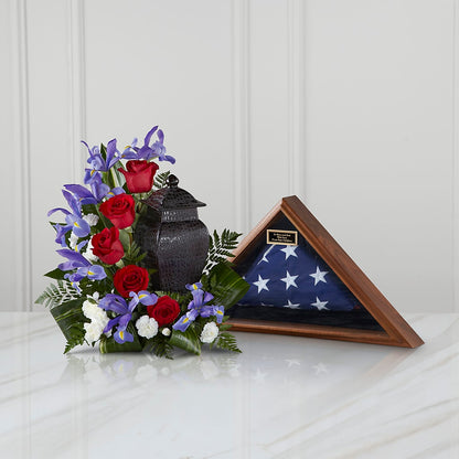 Patriotic Tribute Arrangement –  Gunnels Florist Inc, Cookeville TN