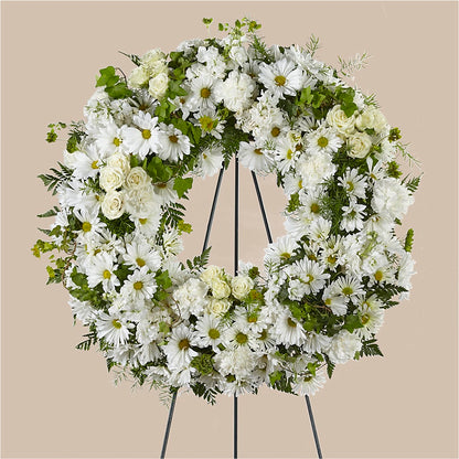 Faithful Wishes Wreath –  Gunnels Florist Inc, Cookeville TN