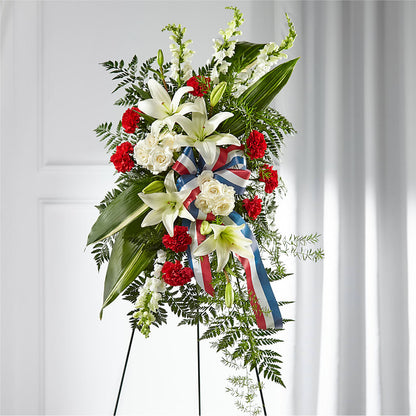 Stars of Life Standing Spray –  Gunnels Florist Inc, Cookeville TN