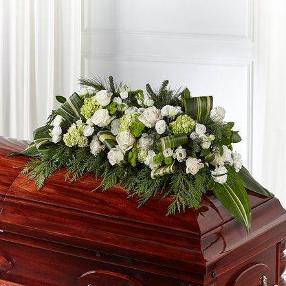 Hopeful Gesture Casket Spray –  Gunnels Florist Inc, Cookeville TN