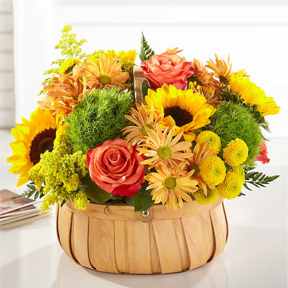 Harvest Sunflower Basket –  Gunnels Florist Inc, Cookeville TN