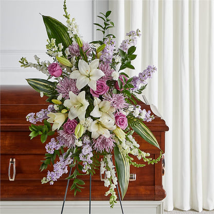 Grateful Hearts Standing Spray –  Gunnels Florist Inc, Cookeville TN