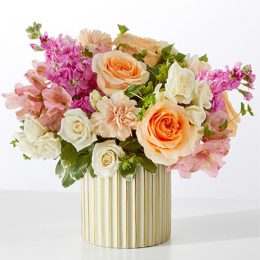 Paradise Bouquet with Ivory Vase –  Gunnels Florist Inc, Cookeville TN