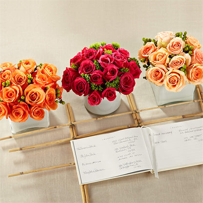 Dawn Rose Centerpiece –  Gunnels Florist Inc, Cookeville TN