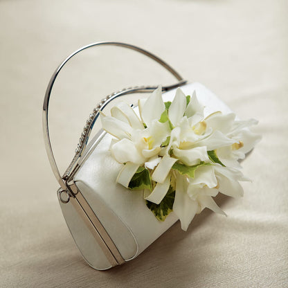 White Purse Decor –  Gunnels Florist Inc, Cookeville TN